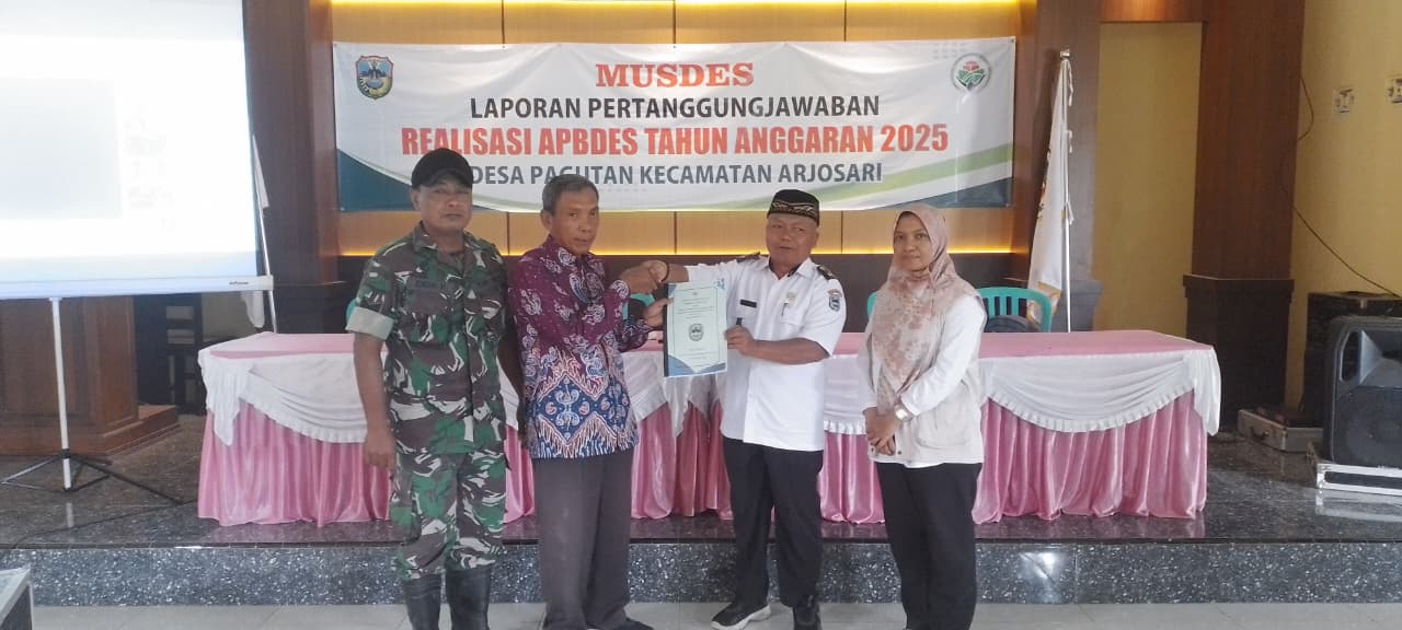 Musdes Laporan Pertanggungjawaban Realisasi APBDes Tahun 2025